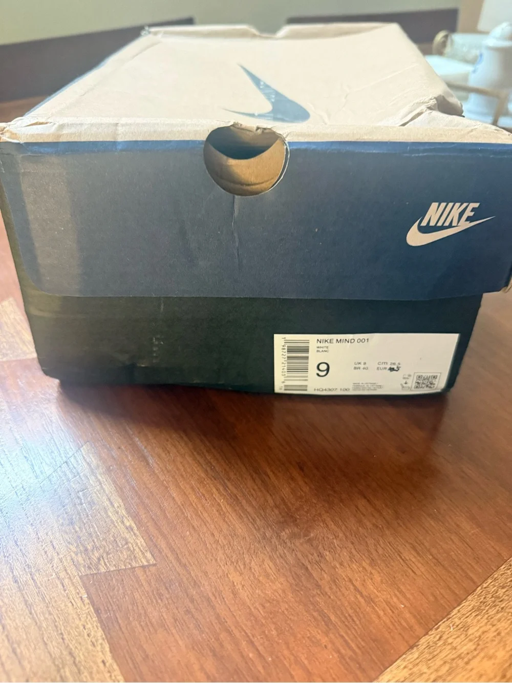 Nike Mind Fragment Black Slip-On Loafers with Blue Insole Accents